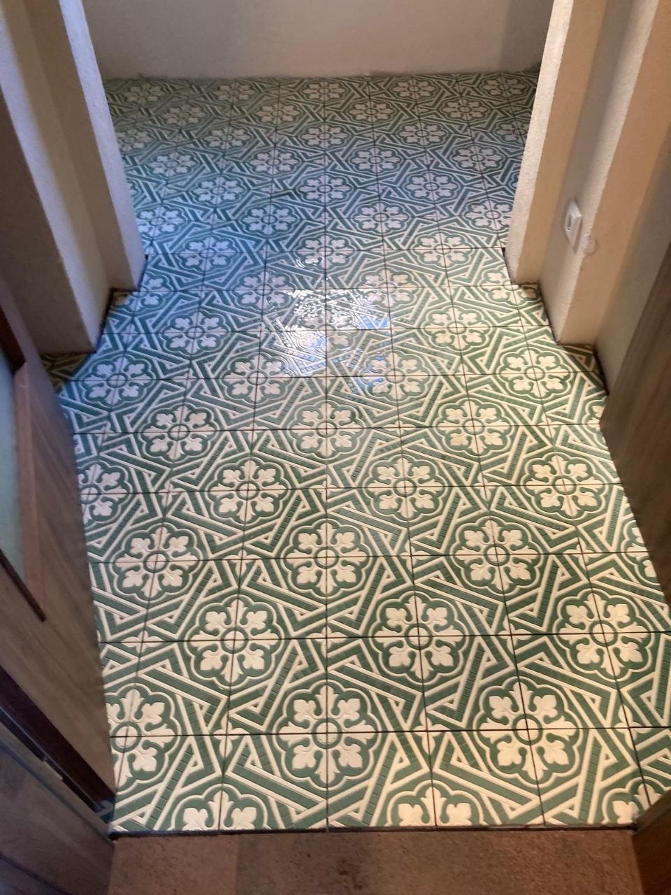 Handgefertigte Betonfliesen Aufnahme 2